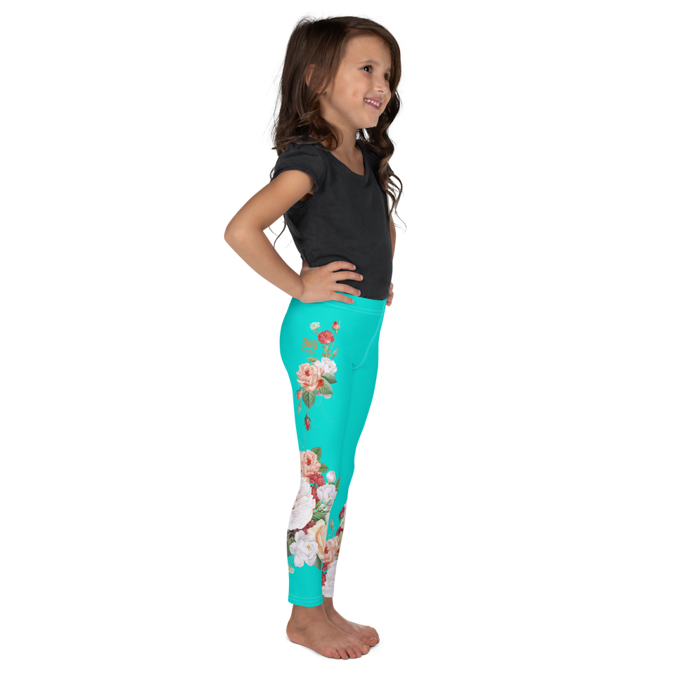 MA Turquoise Kids Leggings