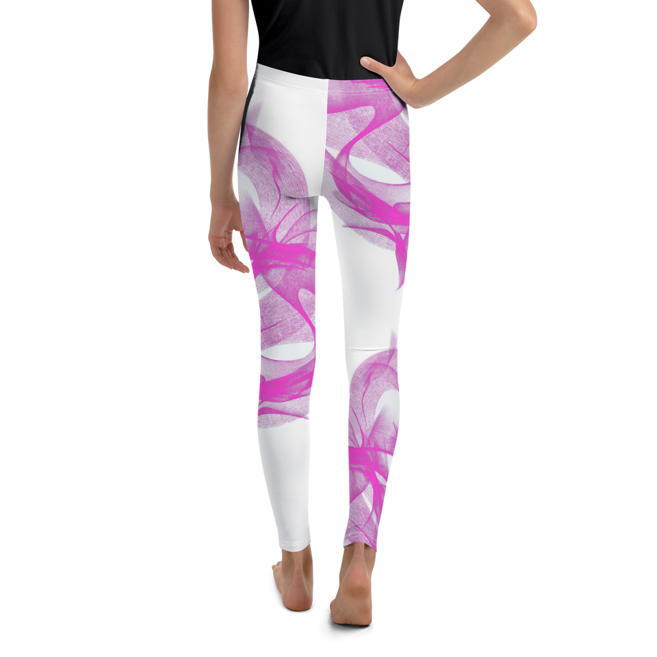 Flow Fuchsia Youth Leggings