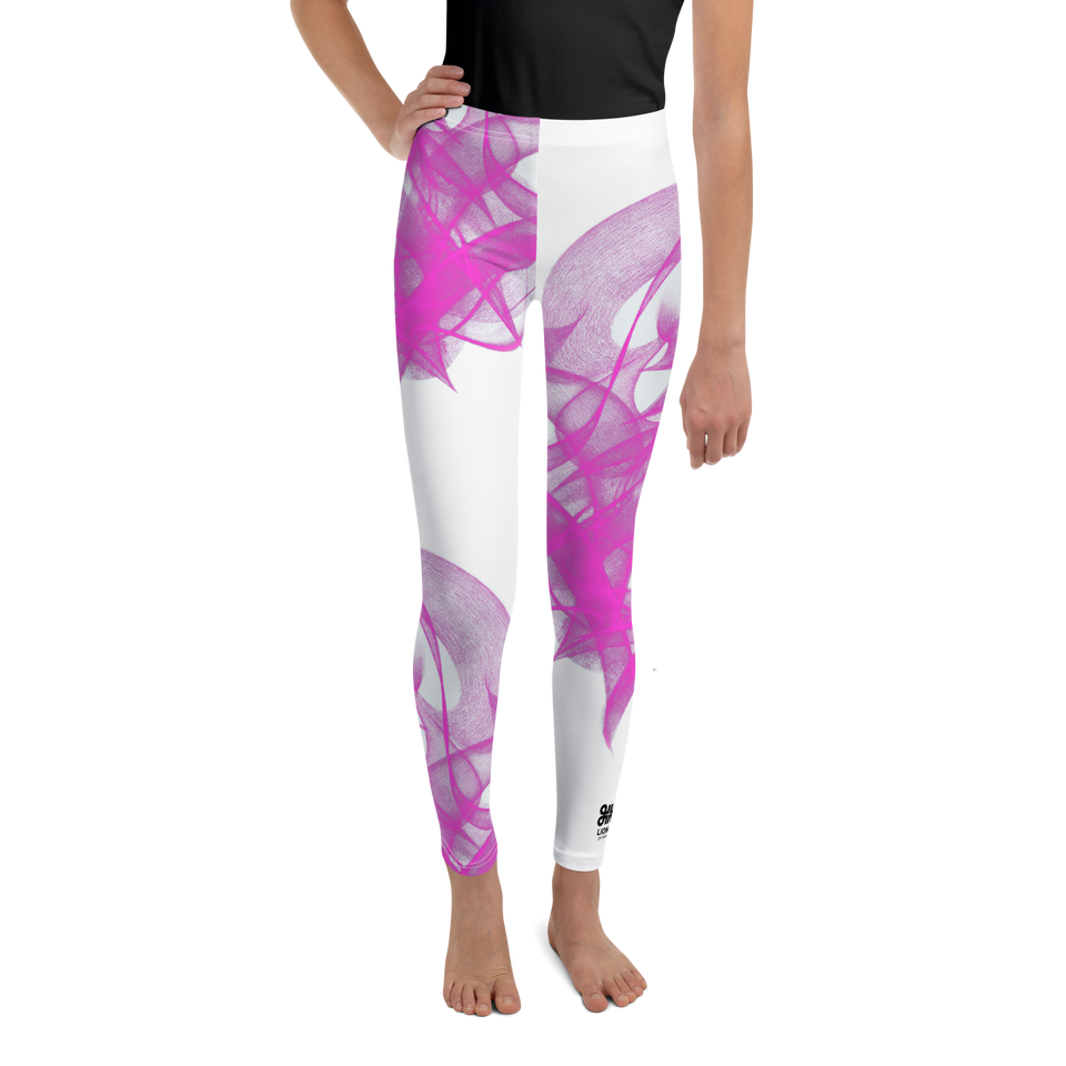 Flow Fuchsia Youth Leggings