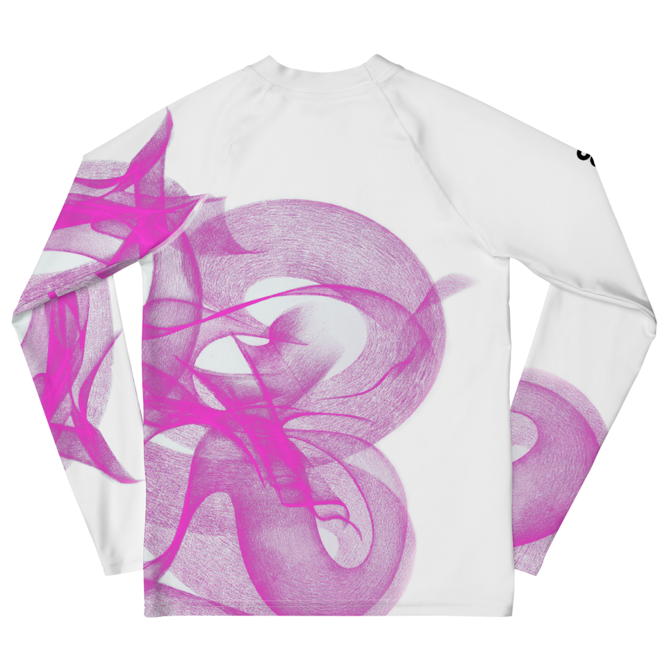 Flow Fuchsia Youth Print Top