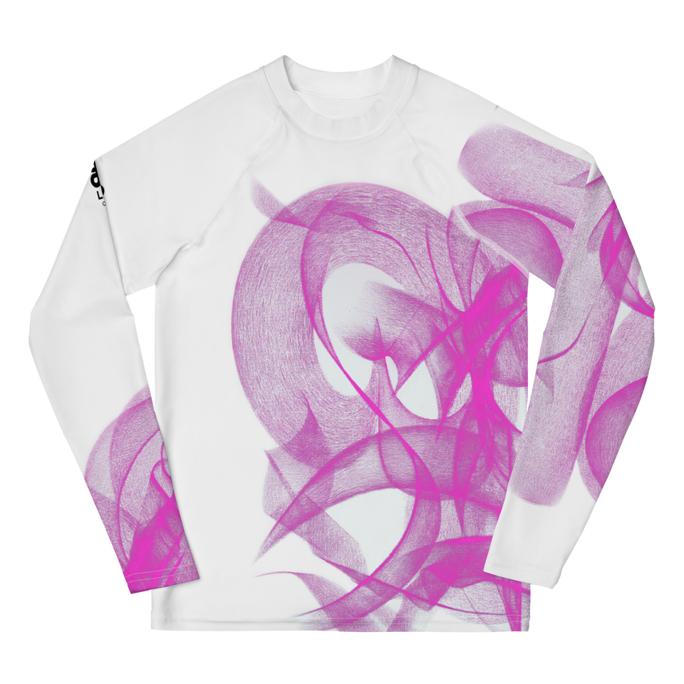 Flow Fuchsia Youth Print Top