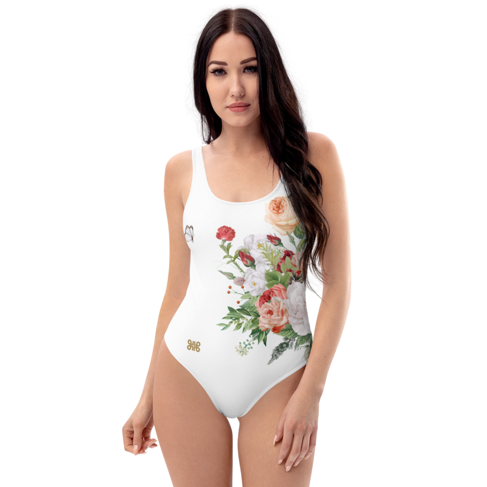 MA White One-Piece Swimsuit