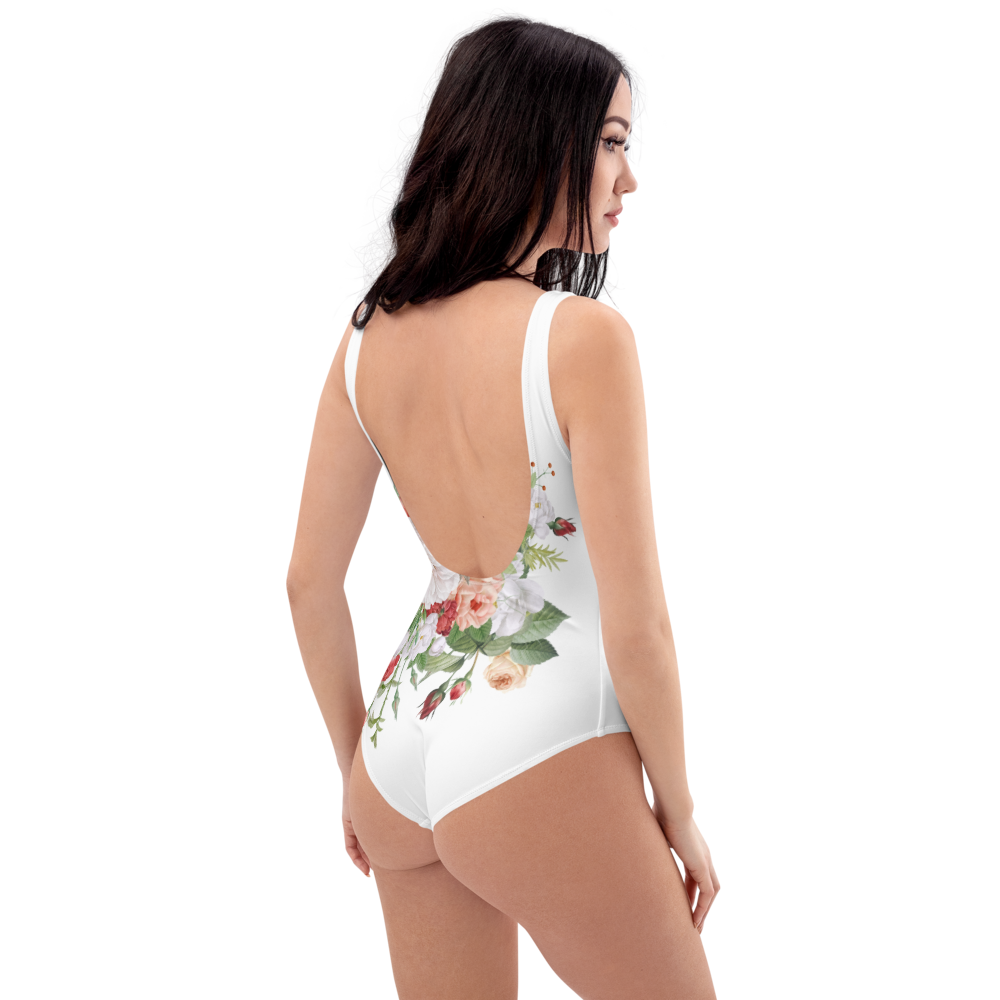 MA White OnePiece Swimsuit Lions of Paris